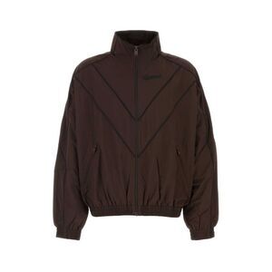 Willy Chavarria Men Chocolate Nylon Bad Boy Windbreaker
